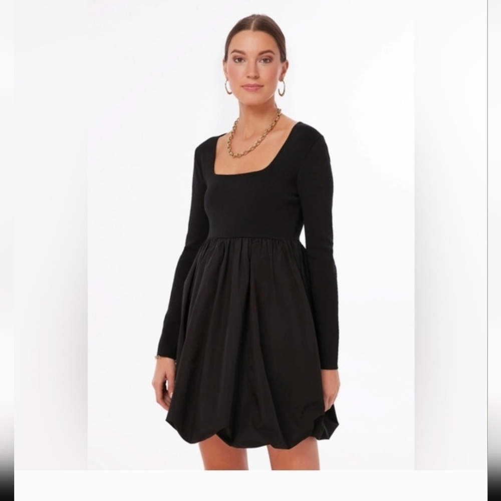 Zara Black Long Sleeve Dress